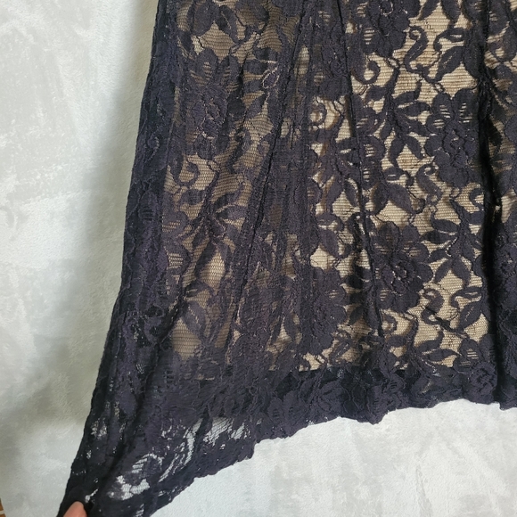 Y2K Black Lace Whimsigoth Maxi Skirt Medium - Picture 6 of 10